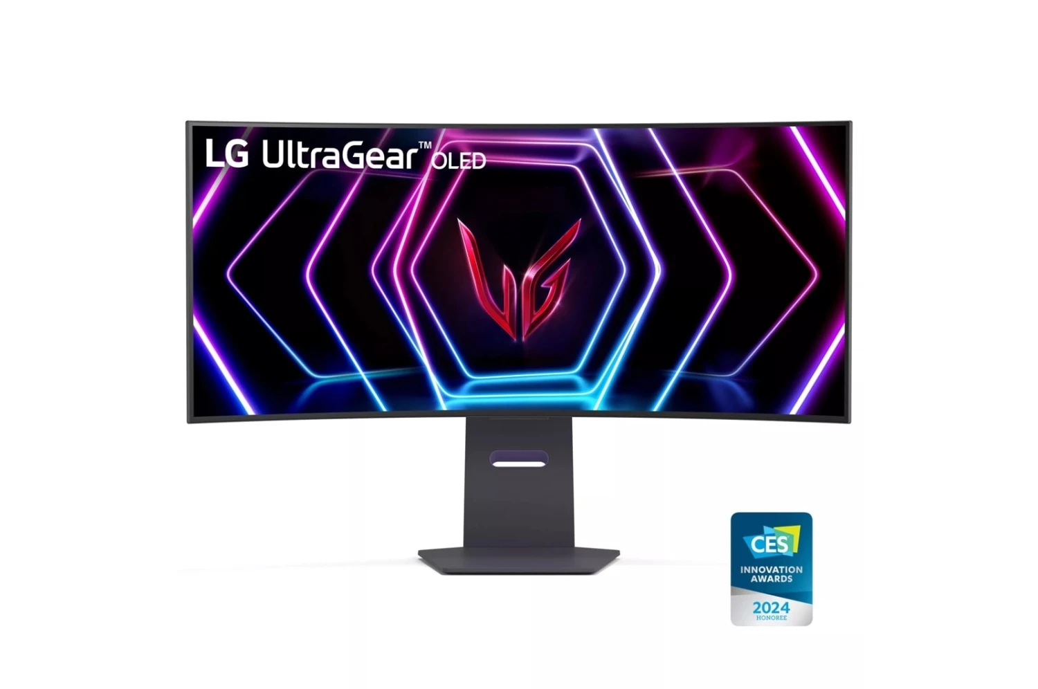LG 45GR95QE-B 45 Inch UltraGear 3K UWQHD OLED Dual HDMI, DP, Headphone, USB Black Curved Gaming Monitor