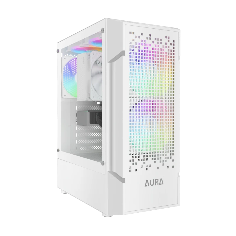 Gamdias AURA GC7 WH Mid Tower Desktop Casing