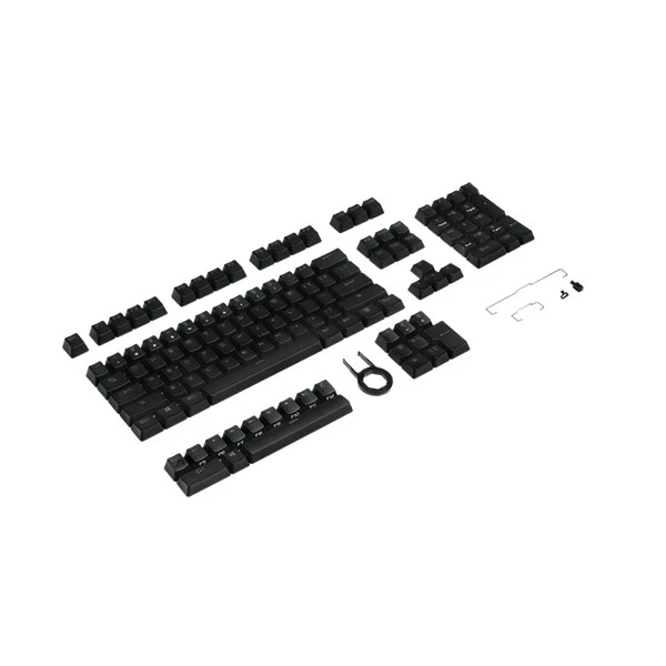 Asus ROG AC03 PBT Black Keycaps Mod Kit (For Cherry Style Mechanical Keyborad)