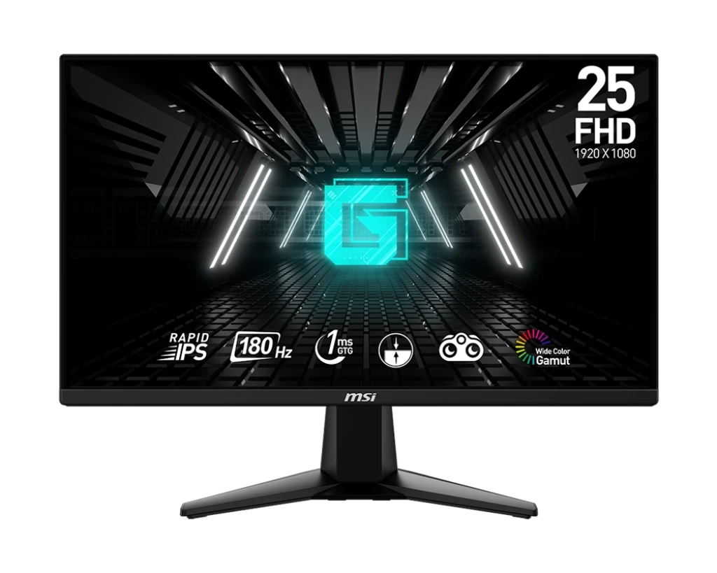 MSI G255F 24.5 Inch FHD Dual HDMI, DP Gaming Monitor