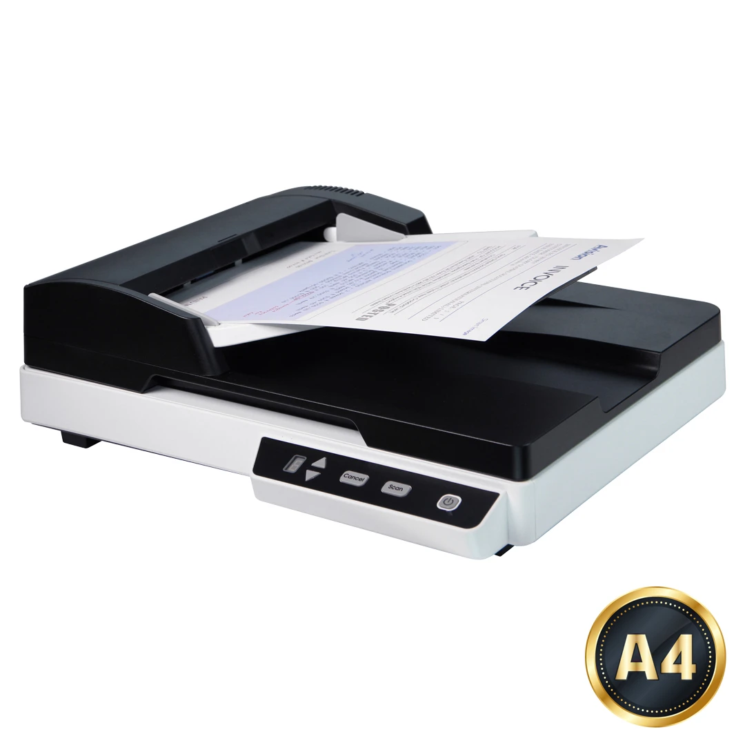 Avision AD120 Flatbed and Sheet Fed Color Document Scanner with ADF