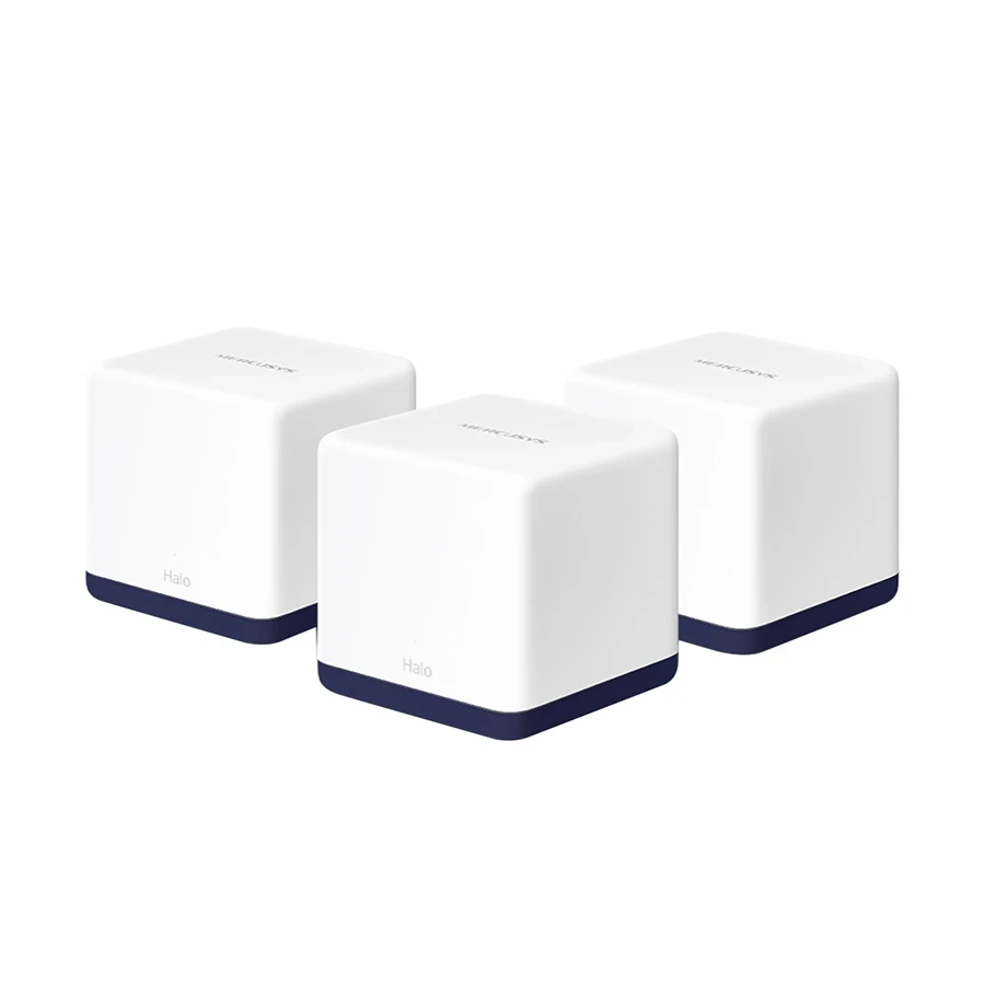 Mercusys HALO H50G AC1900 Mbps Gigabit Dual-Band Wi-Fi 5 Mesh Router (3-Pack)