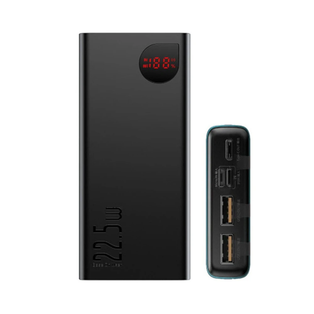 BASEUS ADAMAN PPADM20S 20000MAH 22.5W METAL DIGITAL DISPLAY QUICK CHARGE POWER BANK