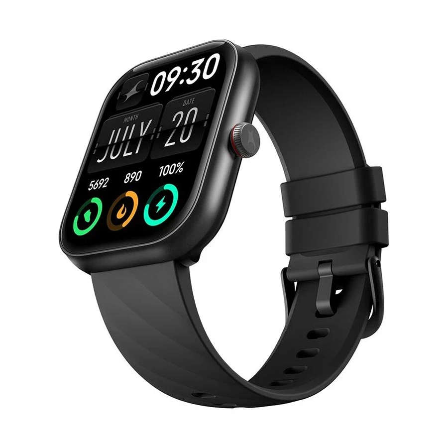 Fastrack Kruz+ Black Auto Multisport Recognition Smart Watch