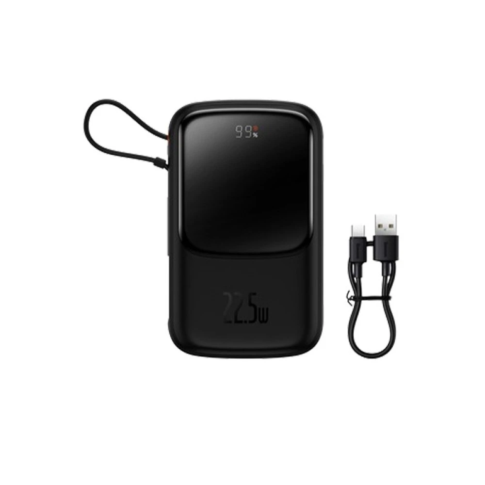 Baseus Qpow Pro 10000mAh 22.5W Fast Charge Type-C Power Bank (Black)