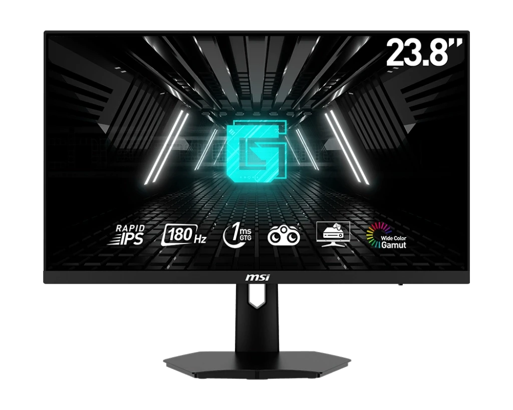 MSI G244F E2 23.8 Inch FHD Display Dual HDMI, DP Gaming Monitor