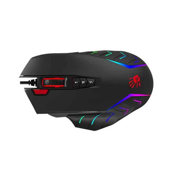 A4TECH Bloody J95s 2-FIRE RGB ANIMATION Black Wired Gaming Mouse