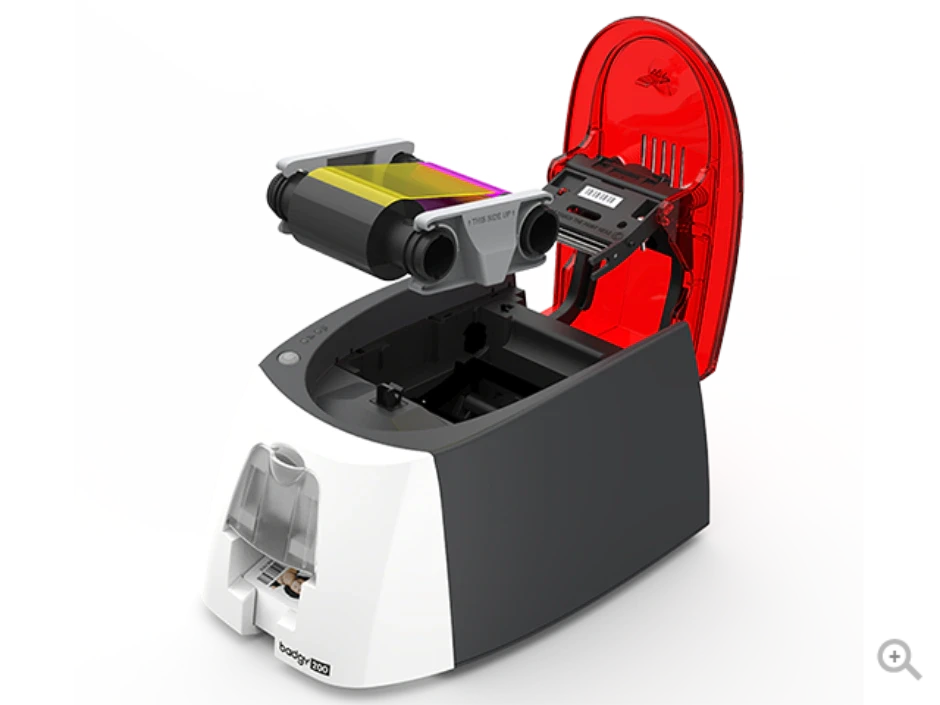 Evolis Badgy200 Card Printer with Color Ribbo …