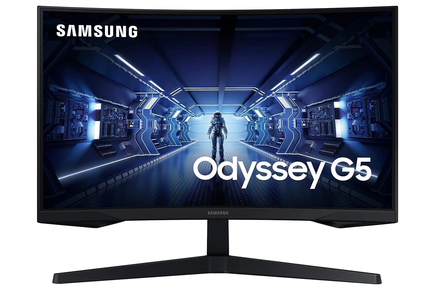 Samsung Odyssey G5 32 Inch 2K QHD Display HDMI, DP Curved Gaming Monitor #LS32CG550EWX