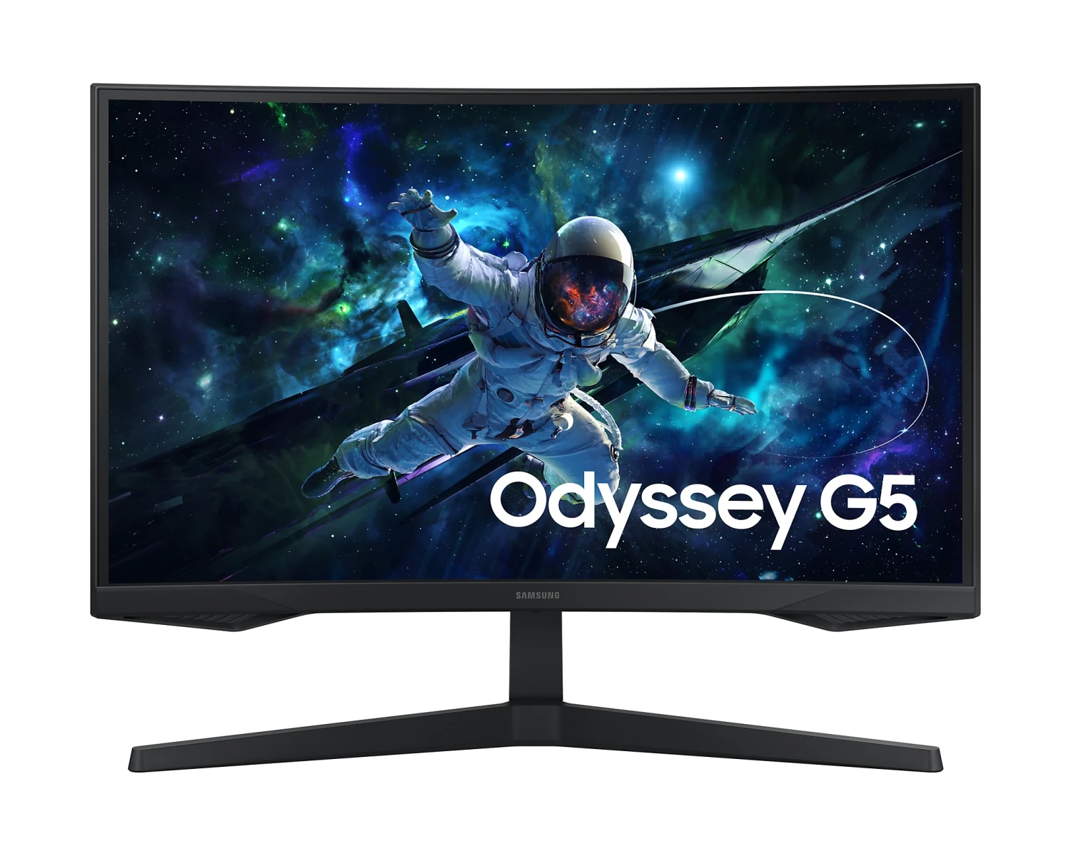 Samsung Odyssey G5 27 Inch 2K QHD Display HDMI, DP Curved Gaming Monitor #LS27CG550EWX / LS27CG550EWXXL