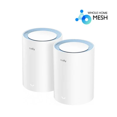 Cudy M1200 AC1200 Mbps Ethernet Dual-Band Mesh Wi-Fi 5 System (2-Pack)