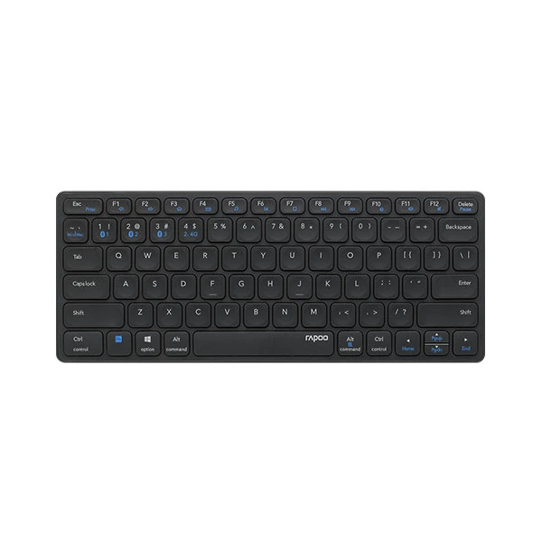 Rapoo E9050G Multi Mode Bluetooth Dark Grey Ultra-thin Keyboard