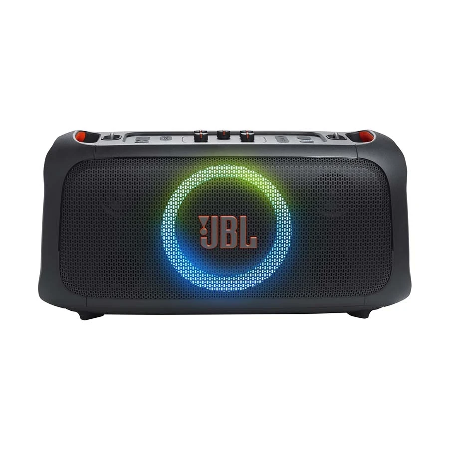 JBL PartyBox On-the-Go Essential Black Portable Bluetooth Speaker with 1 Microphones #JBLPBOTGESAM (No Warranty)