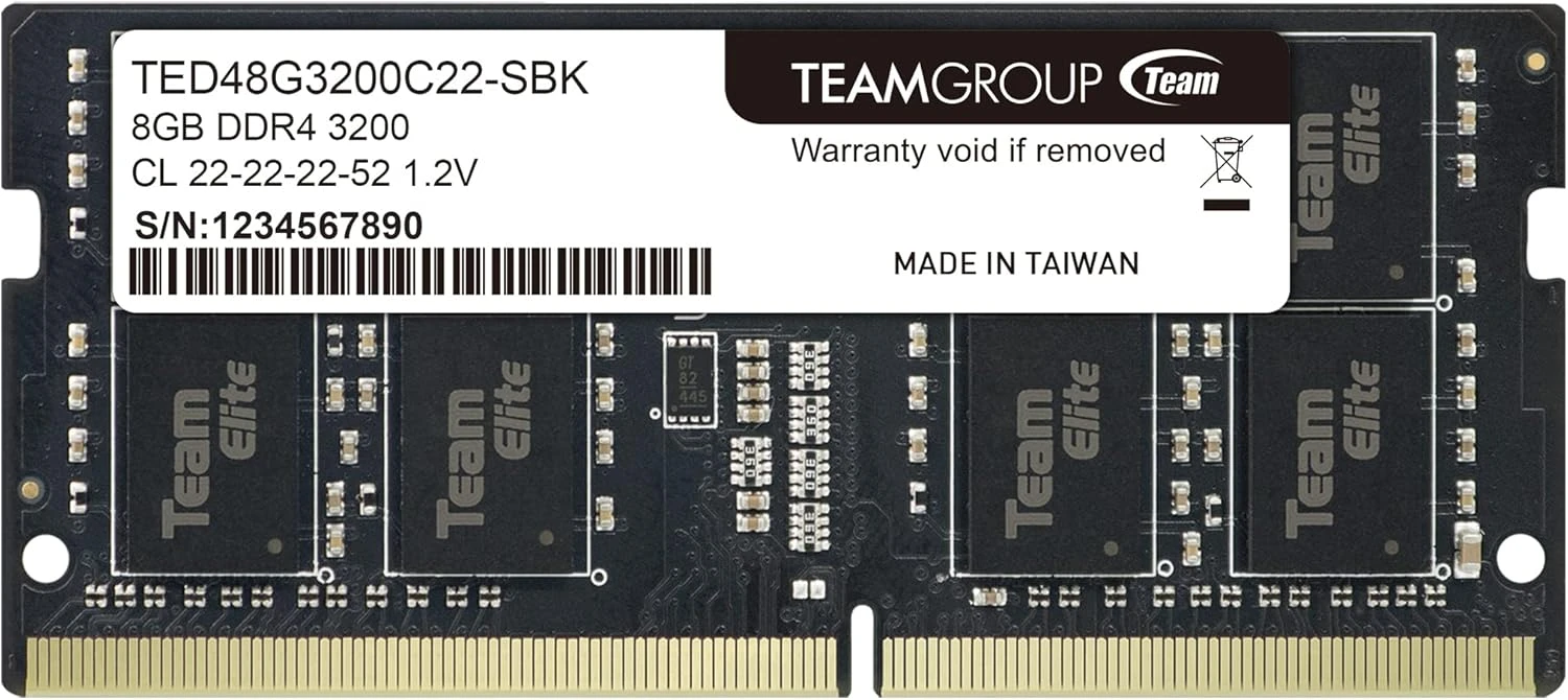 Team Elite 8GB DDR4L 3200MHz Laptop RAM