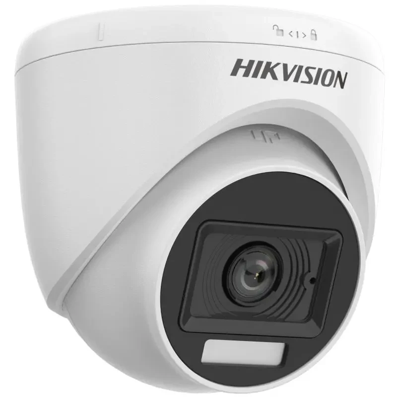 Hikvision DS-2CE76D0T-LPFS (2.8mm) (2.0MP) Color Dome CC Camera (Built in Audio)