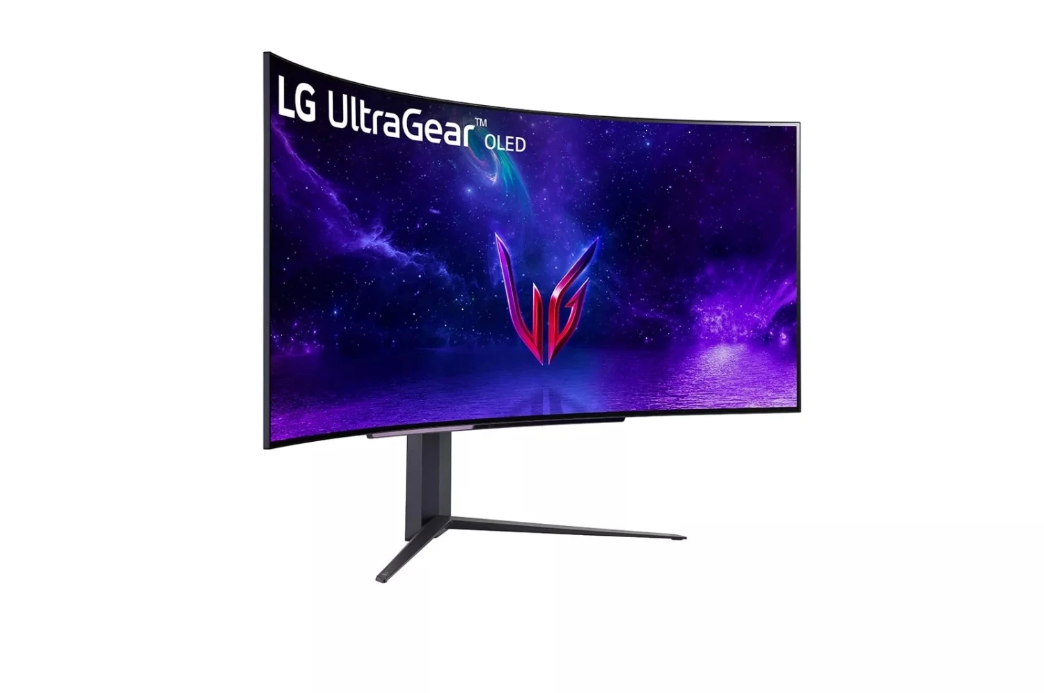 LG 45GR95QE-B 45 Inch UltraGear 3K UWQHD OLED Dual HDMI, DP, Headphone, USB Black Curved Gaming Monitor